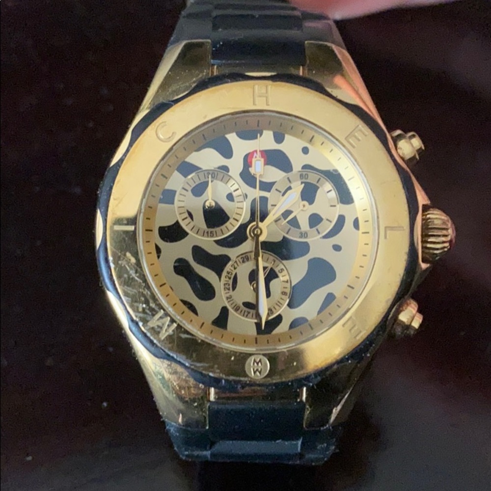 Michele - Tahitian Jelly Bean, Gold-tone Watch